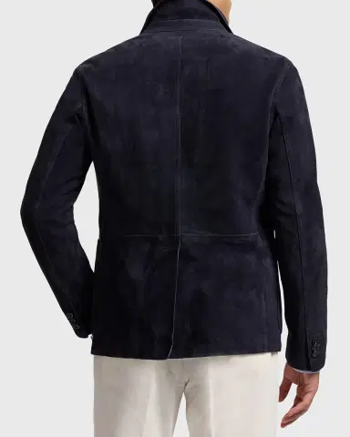 Ralph Lauren Purple Label Hand-Tailored Suede Sport Coat | Thumbnail 7