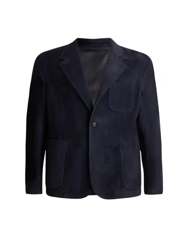 Ralph Lauren Purple Label Hand-Tailored Suede Sport Coat