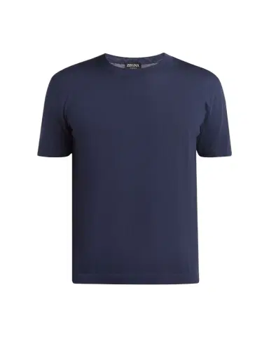 ZEGNA Men's 15milmil15 Wool Crewneck T-Shirt | Thumbnail 1
