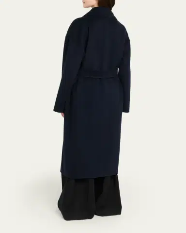 Max Mara Hobby Long Wool Wrap Coat | Thumbnail 3 Max Mara Hobby Long Wool Wrap Coat | Thumbnail 3