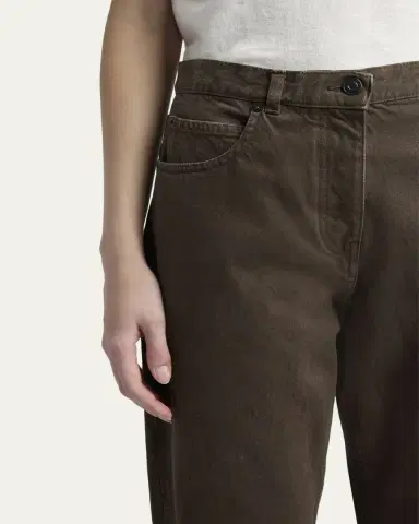 The Row Finbar Straight-Leg Cotton Jeans | Thumbnail 5 The Row Finbar Straight-Leg Cotton Jeans | Thumbnail 5