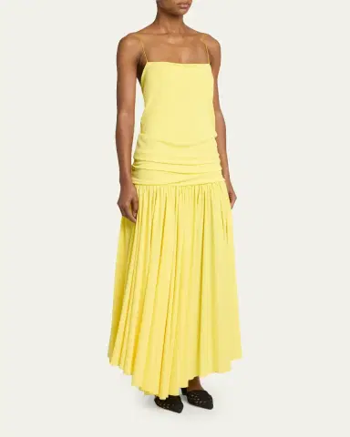 Jacquemus The Abiha Draped Dress | Thumbnail 4 Jacquemus The Abiha Draped Dress | Thumbnail 4