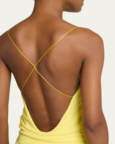 Jacquemus The Abiha Draped Dress | Thumbnail 5 Jacquemus The Abiha Draped Dress | Thumbnail 5