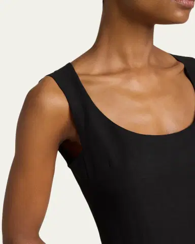 Jacquemus Scoop-Neck Linen Midi Dress | Thumbnail 12 Jacquemus Scoop-Neck Linen Midi Dress | Thumbnail 12
