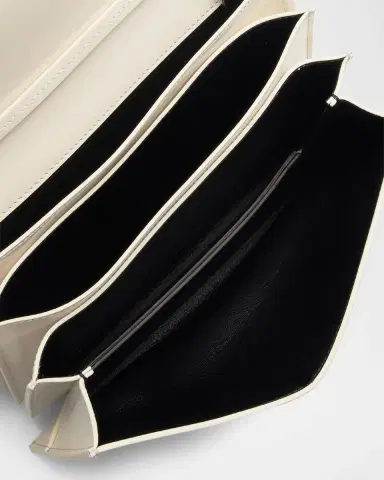 Jil Sander File Small Glossy Leather Shoulder Bag | Thumbnail 8