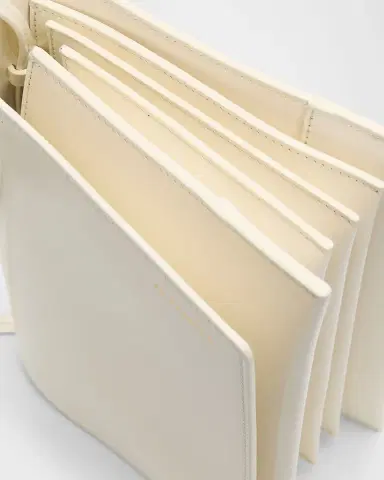 Jil Sander File Small Glossy Leather Shoulder Bag | Thumbnail 10