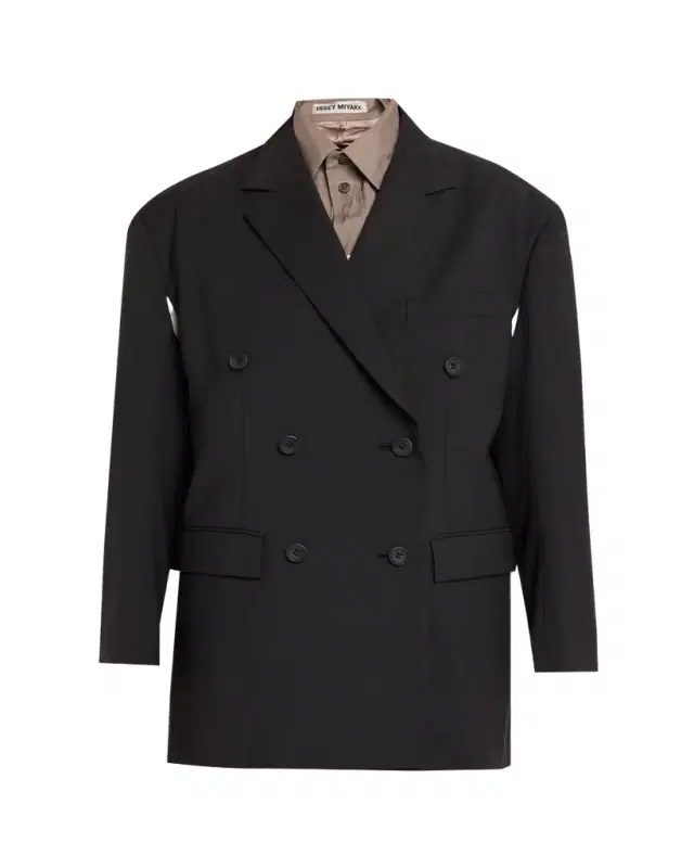 Issey Miyake Palindrome Reversible Double-Breatsed Jacket