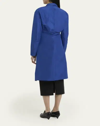 Jil Sander Gathered Single-Breasted Coat | Thumbnail 3