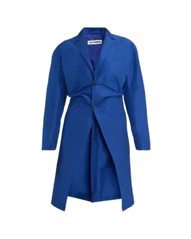 Jil Sander Gathered Single-Breasted Coat | Thumbnail 1