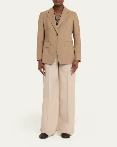 Max Mara Circense Single-Button Wool Jacket | Thumbnail 2 Max Mara Circense Single-Button Wool Jacket | Thumbnail 2