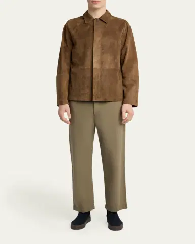 The Row Men's Time Straight-Leg Cotton Canvas Pants | Thumbnail 2 The Row Men's Time Straight-Leg Cotton Canvas Pants | Thumbnail 2