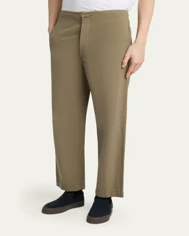 The Row Men's Time Straight-Leg Cotton Canvas Pants | Thumbnail 4 The Row Men's Time Straight-Leg Cotton Canvas Pants | Thumbnail 4