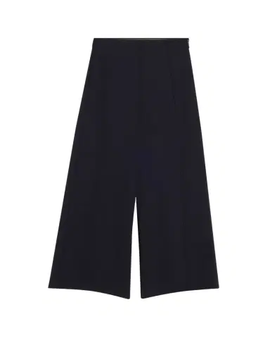 Max Mara Wide-Leg Pick Stitch Scuba Jersey Pants | Thumbnail 1 Max Mara Wide-Leg Pick Stitch Scuba Jersey Pants | Thumbnail 1