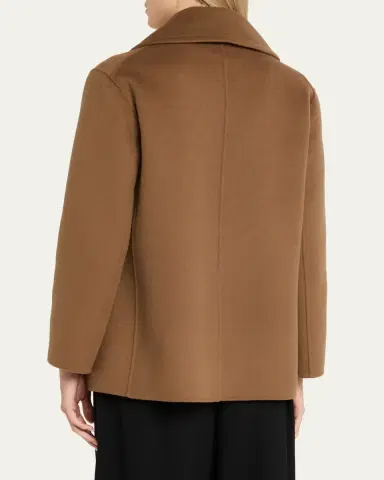 Max Mara Wool Double-Breasted Peacoat | Thumbnail 3 Max Mara Wool Double-Breasted Peacoat | Thumbnail 3