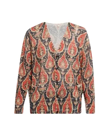 R13 Printed Boyfriend Cardigan | Thumbnail 1 R13 Printed Boyfriend Cardigan | Thumbnail 1