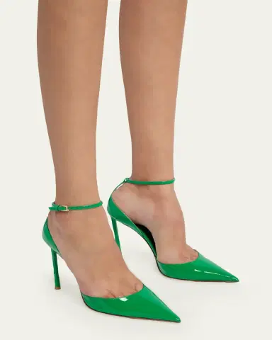 Tom Ford 105mm Patent Leather Ankle-Strap Pumps | Thumbnail 2 Tom Ford 105mm Patent Leather Ankle-Strap Pumps | Thumbnail 2