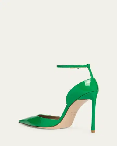 Tom Ford 105mm Patent Leather Ankle-Strap Pumps | Thumbnail 4 Tom Ford 105mm Patent Leather Ankle-Strap Pumps | Thumbnail 4