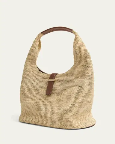 Simkhai Khai Small Raffia Tote Bag | Thumbnail 2