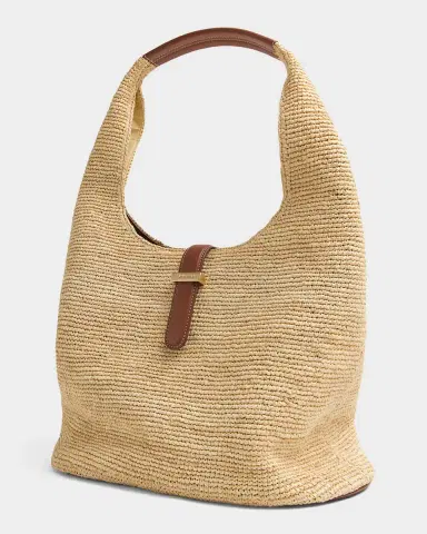 Simkhai Khai Small Raffia Tote Bag | Thumbnail 3