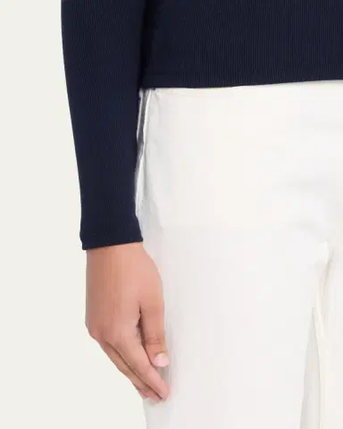 FRAME The Long-Sleeve Ribbed Crewneck Top | Thumbnail 5 FRAME The Long-Sleeve Ribbed Crewneck Top | Thumbnail 5