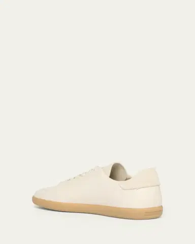 Zegna Men's 232 Grained Leather Low-Top Sneakers | Thumbnail 2