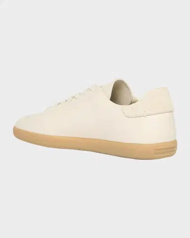 Zegna Men's 232 Grained Leather Low-Top Sneakers | Thumbnail 4