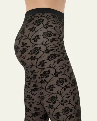 Wolford Rose Sheer & Opaque Tights | Thumbnail 5 Wolford Rose Sheer & Opaque Tights | Thumbnail 5