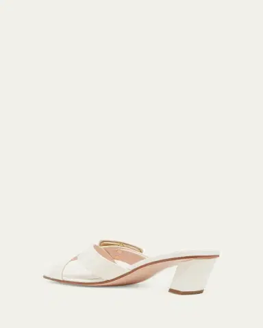 Roger Vivier Belle Vivier Cross-Strap Leather Sandals | Thumbnail 2 Roger Vivier Belle Vivier Cross-Strap Leather Sandals | Thumbnail 2