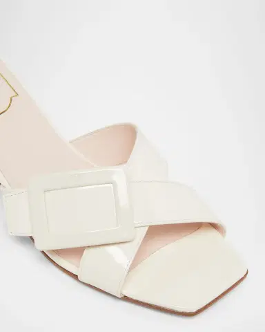 Roger Vivier Belle Vivier Cross-Strap Leather Sandals | Thumbnail 5 Roger Vivier Belle Vivier Cross-Strap Leather Sandals | Thumbnail 5