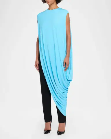 TOM FORD Asymmetric Draped Tunic Top | Thumbnail 8 TOM FORD Asymmetric Draped Tunic Top | Thumbnail 8
