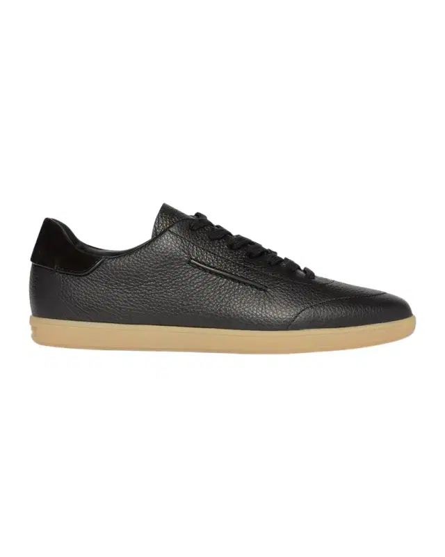 ZEGNA Men 's 232 Grained Leather Low-Top Sneakers