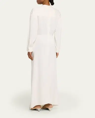 Christopher Esber Bertoia Long-Sleeve Lace-Front Dress | Thumbnail 3 Christopher Esber Bertoia Long-Sleeve Lace-Front Dress | Thumbnail 3