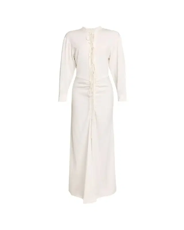 Christopher Esber Bertoia Long-Sleeve Lace-Front Dress