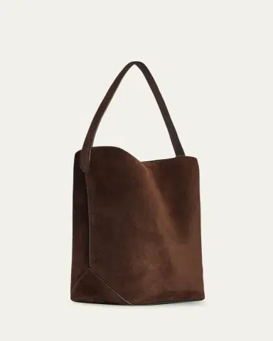 The Row Park Medium North-South Tote Bag in Suede | Thumbnail 2 The Row Park Medium North-South Tote Bag in Suede | Thumbnail 2