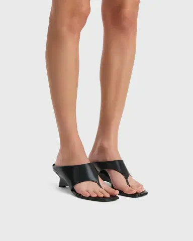 Khaite 55mm Marlow Leather Thong Mules | Thumbnail 5