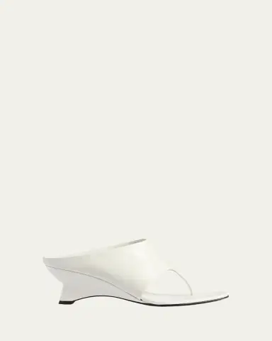 Khaite 55mm Marlow Leather Thong Mules | Thumbnail 9