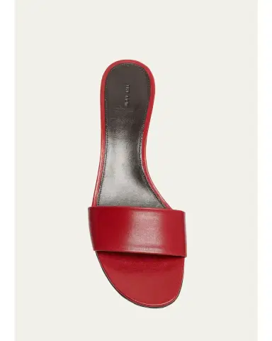 The Row 40mm Combo Leather Slide Sandals | Thumbnail 2 The Row 40mm Combo Leather Slide Sandals | Thumbnail 2