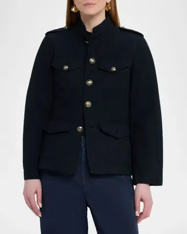 Nili Lotan Raymond Cotton Twill Utility Jacket | Thumbnail 8