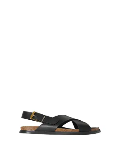 The Row Leather Buckle Sandals | Thumbnail 1