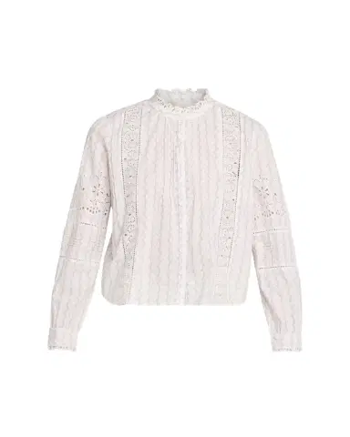 LoveShackFancy Lal Embroidered Button-Front Top | Thumbnail 1