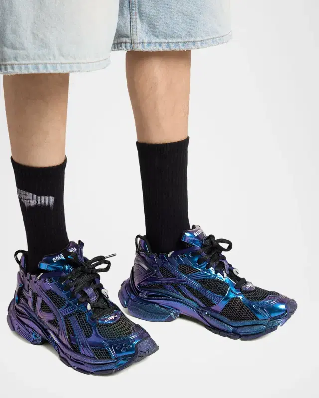 Men 's Runner Iridescent Low-Top Sneakers