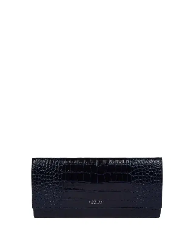 Marshall Mara Croc-Embossed Leather Travel Wallet
