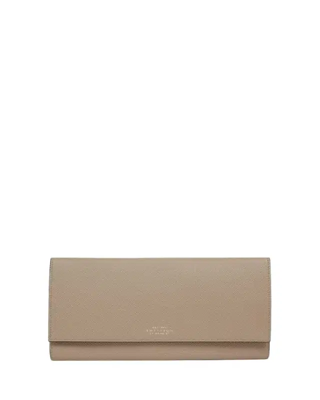 Smythson Marshall Panama Leather Travel Wallet