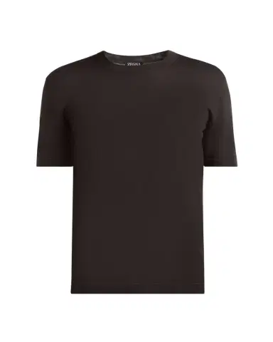 ZEGNA Men's Solid Knit Crewneck T-Shirt | Thumbnail 1