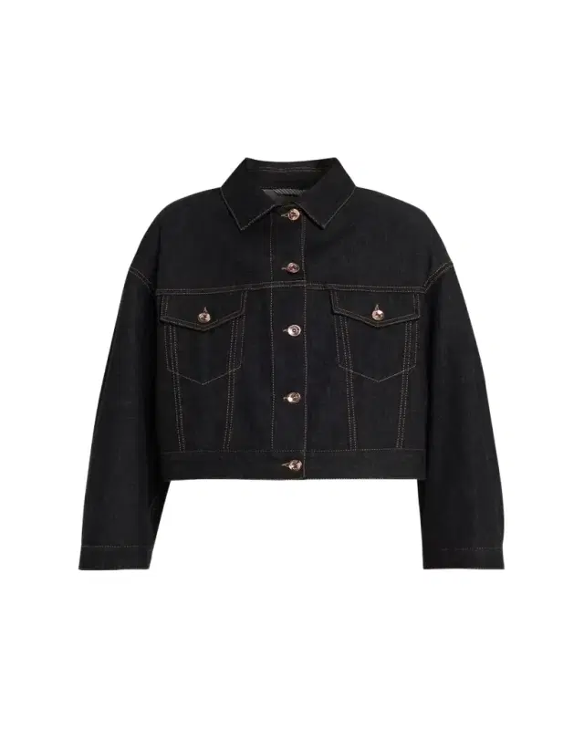 Brunello Cucinelli Boxy Denim Jacket