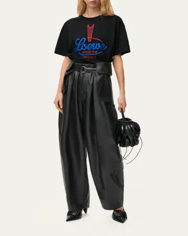 Loewe Logo-Print Cotton-Blend T-Shirt | Thumbnail 2