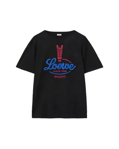 Loewe Logo-Print Cotton-Blend T-Shirt | Thumbnail 1