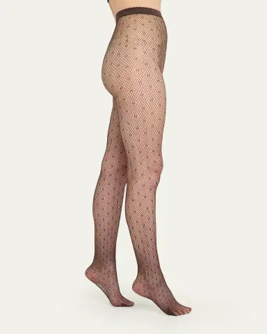 Wolford Dotted Net Polka Dot Mesh Tights | Thumbnail 2 Wolford Dotted Net Polka Dot Mesh Tights | Thumbnail 2