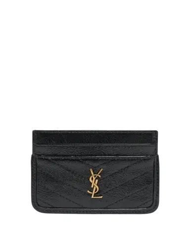 Saint Laurent YSL Quilted Leather Card Holder | Thumbnail 1 Saint Laurent YSL Quilted Leather Card Holder | Thumbnail 1