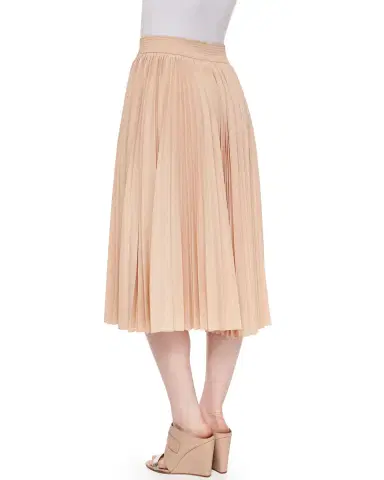 Alice + Olivia Amy Low-Rise Pleated Denim Mini Skirt | Thumbnail 7 Alice + Olivia Amy Low-Rise Pleated Denim Mini Skirt | Thumbnail 7